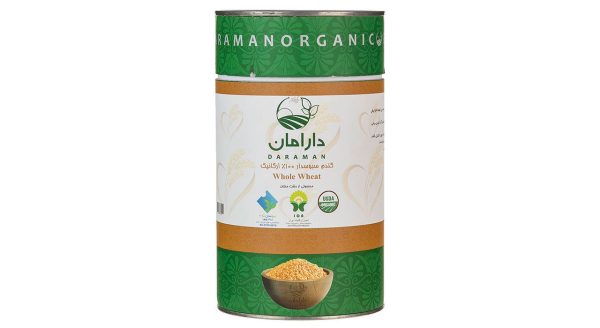 گندم سبوسدار ارگانیک دارامان مقدار 900 گرم