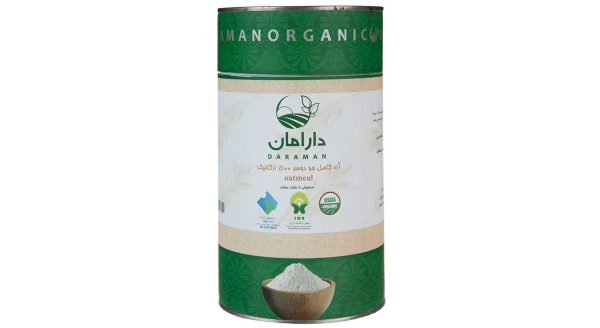 آرد کامل جو دوسر ارگانیک دارامان مقدار 500 گرم