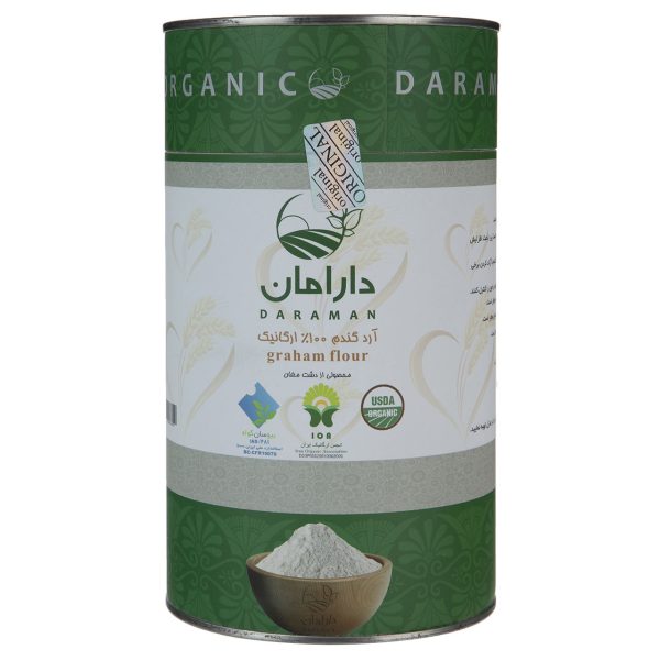آرد گندم ارگانیک دارامان مقدار 0.7 کیلوگرم