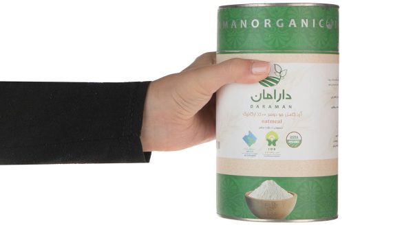 آرد کامل جو دوسر ارگانیک دارامان مقدار 500 گرم