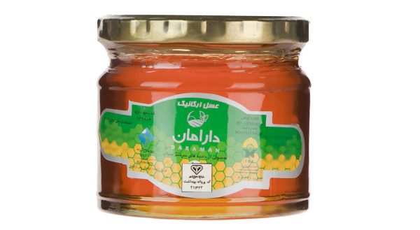 عسل چهل گیاه ارگانیک دارامان مقدار 430 گرم